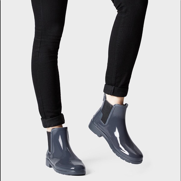 hunter refined chelsea rain boots